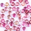 Joopy Gems Light Orange-Pink Tourmaline Cabochon 3mm Round