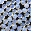 Joopy Gems Blue Chalcedony Rose Cut Cabochon 8mm Round