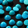 Joopy Gems Turquoise Rose Cut Cabochon 4mm Round