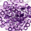 Joopy Gems Amethyst (Brazilian) Rose Cut Cabochon 5mm Round