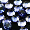 Joopy Gems Tanzanite Rose Cut Cabochon 3mm Round