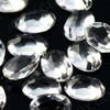 Joopy Gems White Topaz Rose Cut Oval Cabochon 6x4mm