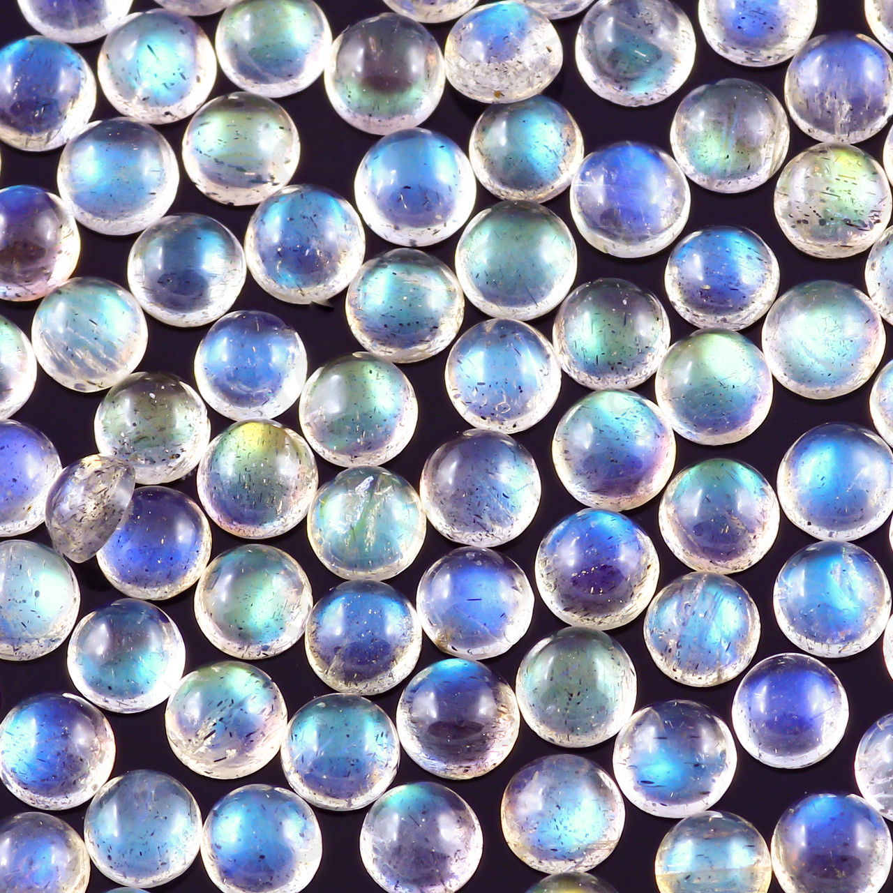 Labradorite Cabochon 3mm Round - Joopy Gems Labradorite Cabochon 3mm Round - Joopy Gems