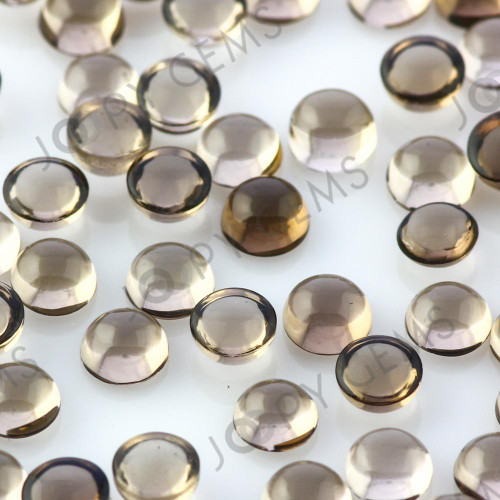 Joopy Gems Smoky Quartz Cabochon 3mm Round