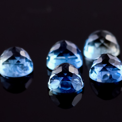 Joopy Gems Santa Maria Aquamarine Rose Cut Cabochon 3mm Round