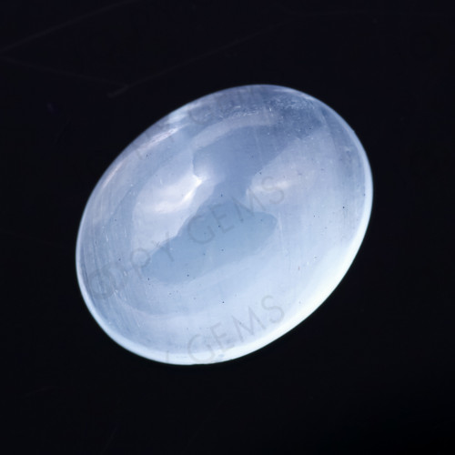 Joopy Gems Aquamarine (Milky) Oval Cabochon, 2 carats, 9.2x7.2x4.5mm
