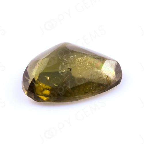 Joopy Gems Tourmaline Rose Cut Freeform, 0.745 carats, 8.1x6.2x2mm, PFRTOU677