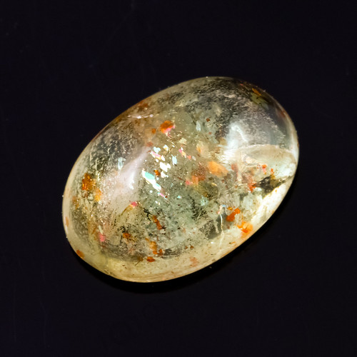 Joopy Gems Sunstone Oval Cabochon, 3.9 carats, 12.7x8.7x5.3mm
