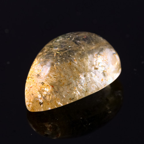 Joopy Gems Sunstone Pear Cabochon, 4.47 carats, 13x9.4x5.7mm