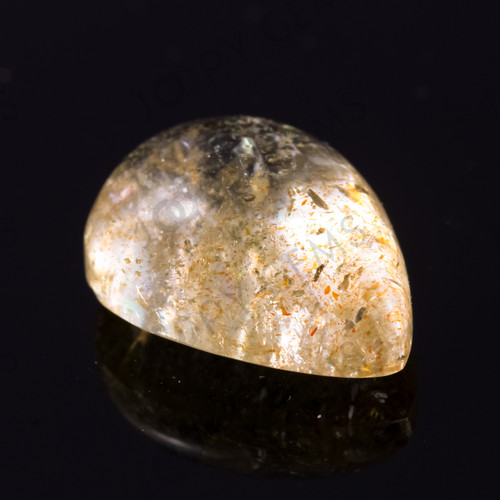 Joopy Gems Sunstone Pear Cabochon, 4.47 carats, 13x9.4x5.7mm