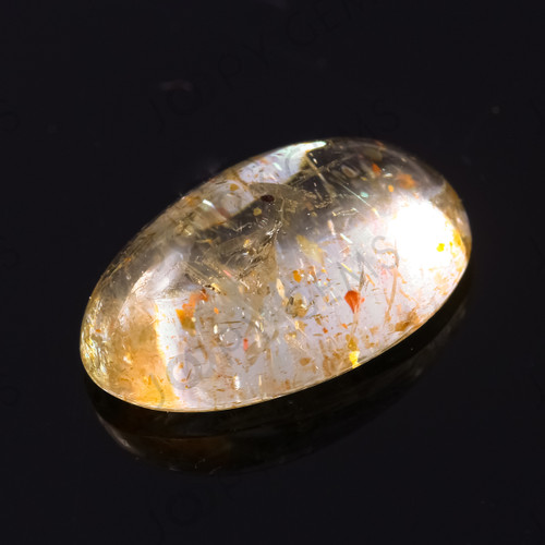 Joopy Gems Sunstone Oval Cabochon, 3.47 carats, 12.9x8.3x4.7mm