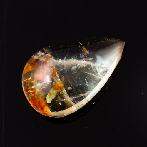 Joopy Gems Sunstone Pear Cabochon, 1.49 carats, 10.4x6.8x3.1mm