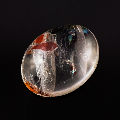 Joopy Gems Sunstone Oval Cabochon, 1.535 carats, 9x7.1x3.3mm