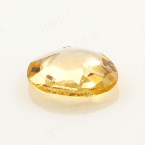 Joopy Gems Yellow Sapphire Rose Cut Freeform (Polki), 0.335 carats, 5.1x4.2x1.3mm