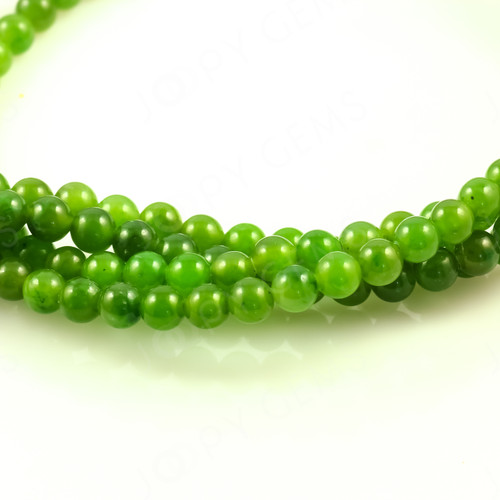 Joopy Gems Jade Beads 4mm Round, 40cm Full Strand