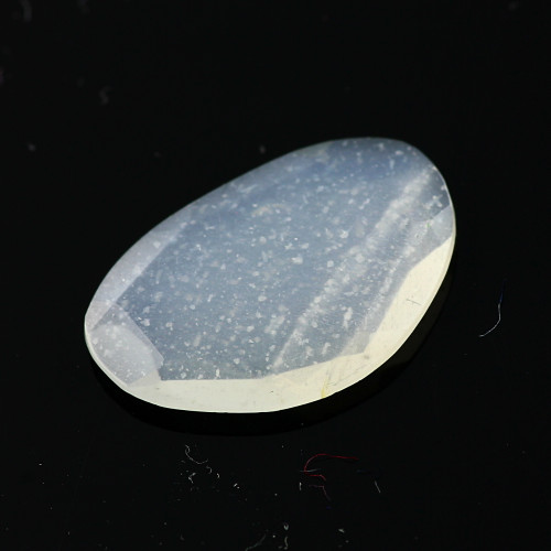 Joopy Gems White Moonstone Rose Cut Freeform (Polki), 8.110 carats, 20.9x12.1x4.7mm