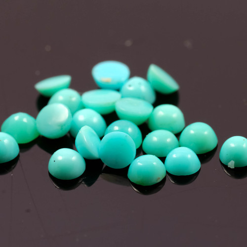 SALE815 Turquoise Cabochon  Round  lot of 13 stones