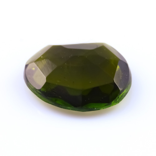 SALE879 Tourmaline Rose Cut Freeform, 0.62 carats, 6.8x6.1x1.8mm, PFRTOU748