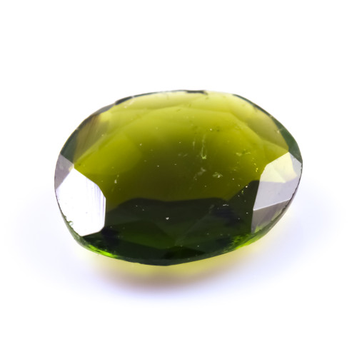 SALE879 Tourmaline Rose Cut Freeform, 0.62 carats, 6.8x6.1x1.8mm, PFRTOU748