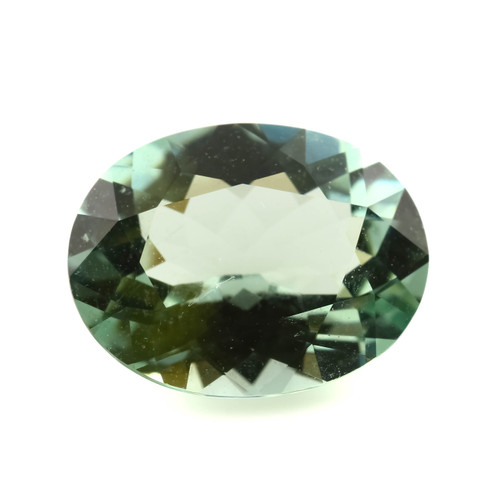 SALE924 Mint Green Tourmaline Mixed Cut 8.9x6.9mm Oval , 1.81ct