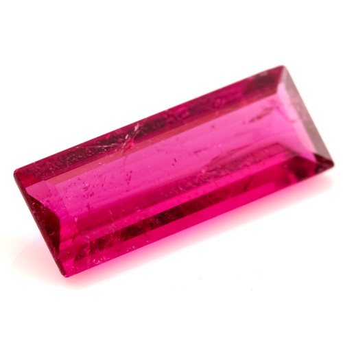 SALE927 Pink Tourmaline Step Cut 16x5.9mm Rectangle, 2.60ct
