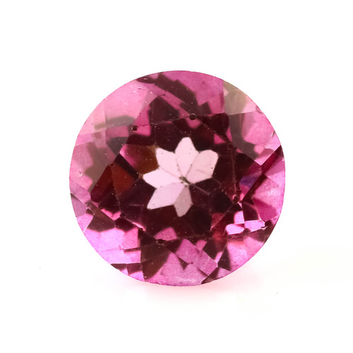 SALE934 Pink Topaz Brilliant Cut 6mm Round