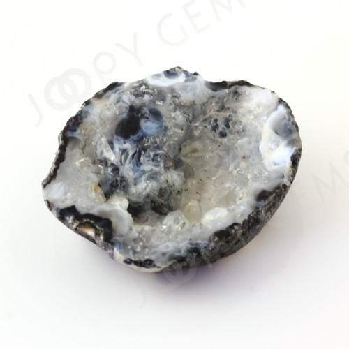Joopy Gems Druzy Crystal Freesize Oval Bead/Slice, 41.89 carats, 30.5x27.4x7.7mm SLDRZC30
