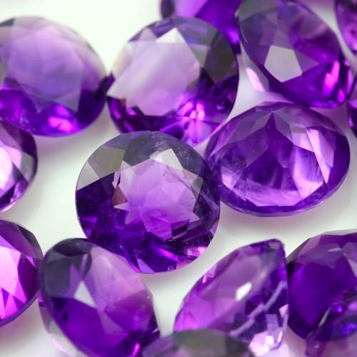 Joopy Gems SALE 762 Amethyst (African) Brilliant Cut 10mm Round