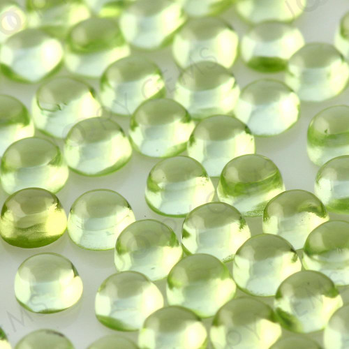 Joopy Gems Peridot Cabochon 2mm Round