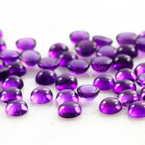 Joopy Gems Amethyst (African) Cabochon 4mm Round