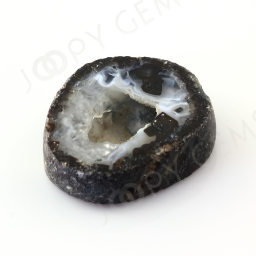 Joopy Gems Druzy Crystal Freesize Oval Bead/Slice, 56.155 carats, 31.1x27.4x8mm SLDRZC35
