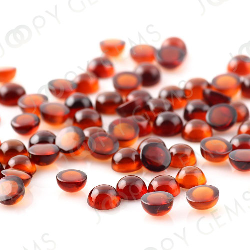 Joopy Gems Hessonite Garnet Cabochon 5mm Round