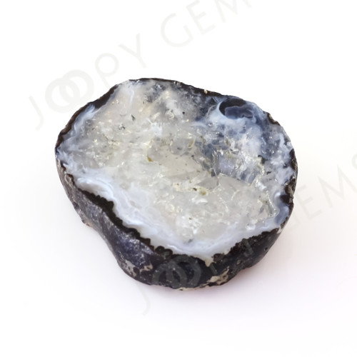 Joopy Gems Druzy Crystal Freesize Oval Bead/Slice, 57.208 carats, 31.8x26.8x7.8mm SLDRZC21