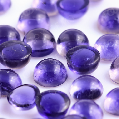 Joopy Gems Iolite Cabochon 4mm Round