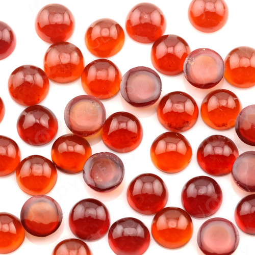 Joopy Gems Hessonite Garnet Cabochon 6mm Round