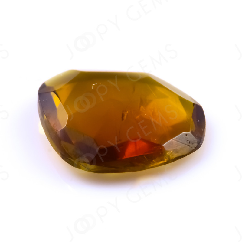 Joopy Gems Tourmaline Rose Cut Freeform, 0.565 carats, 7.1x6.3x1.7mm, PFRTOU772
