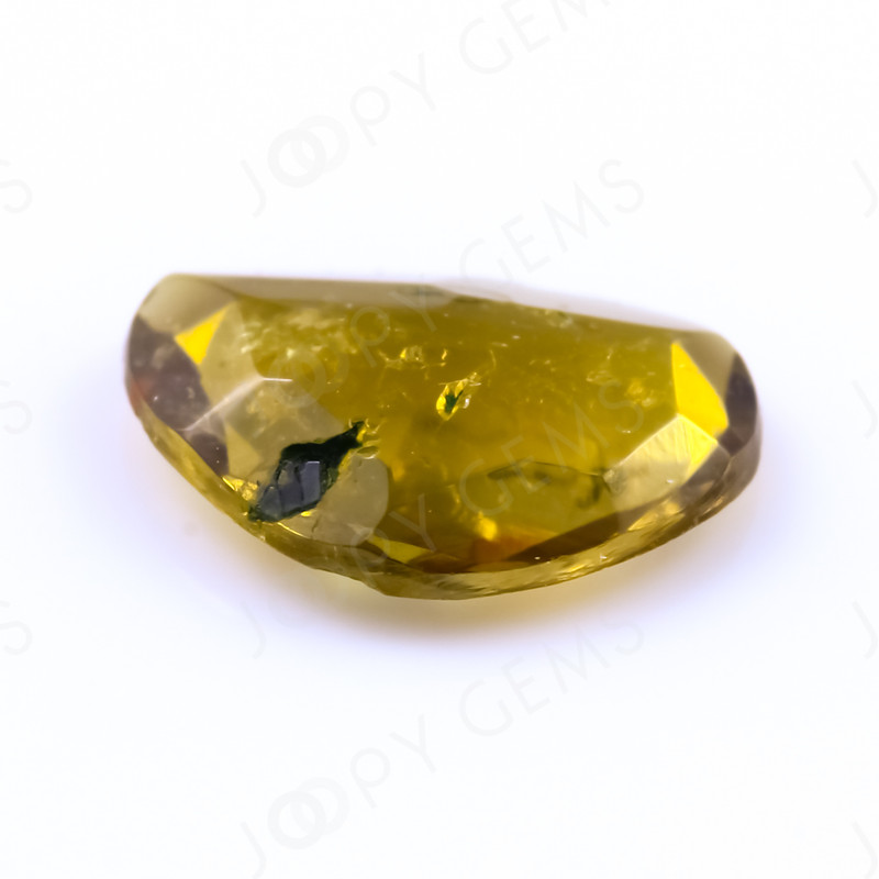 Joopy Gems Tourmaline Rose Cut Freeform, 0.44 carats, 6.7x5.3x1.7mm, PFRTOU773