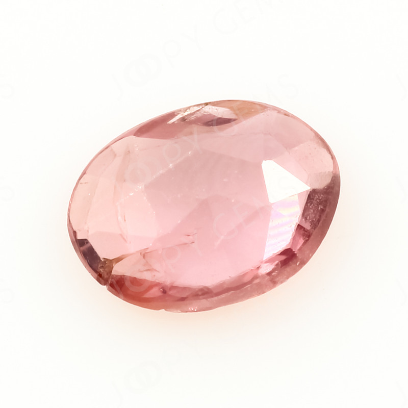 Joopy Gems Pink-Brown Sapphire Rose Cut Freeform (Polki), 0.295 carats, 5.4x4x1.6mm (PFRSPHML82)