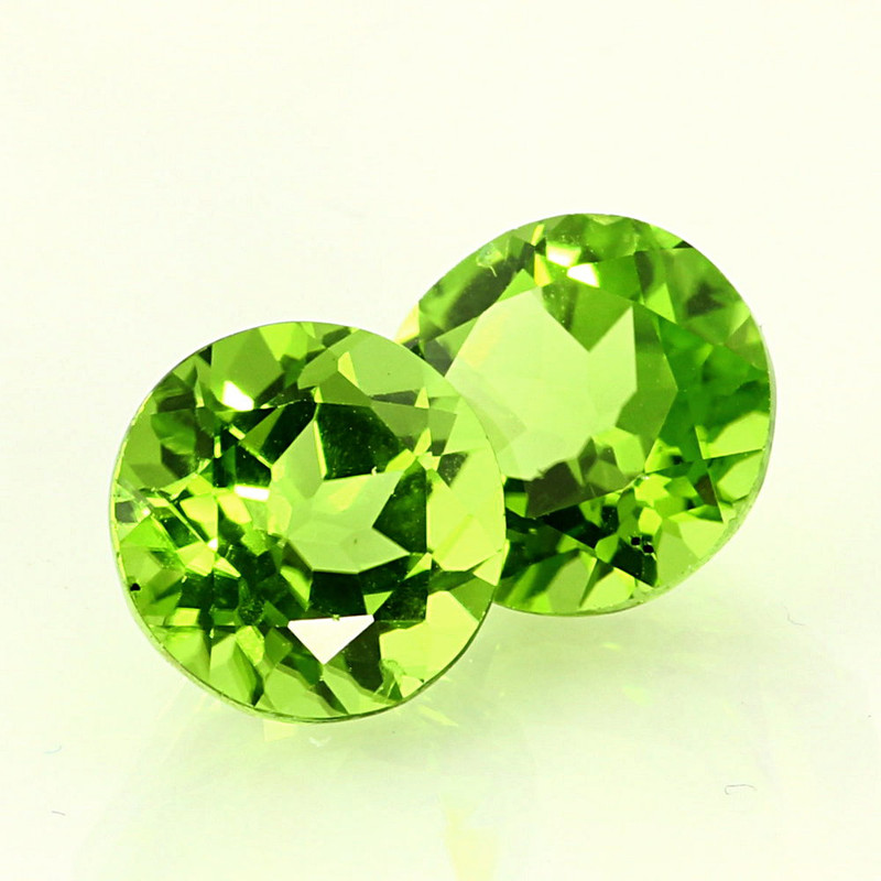 Joopy Gems SALE911 Peridot Brilliant Cut 8mm Round