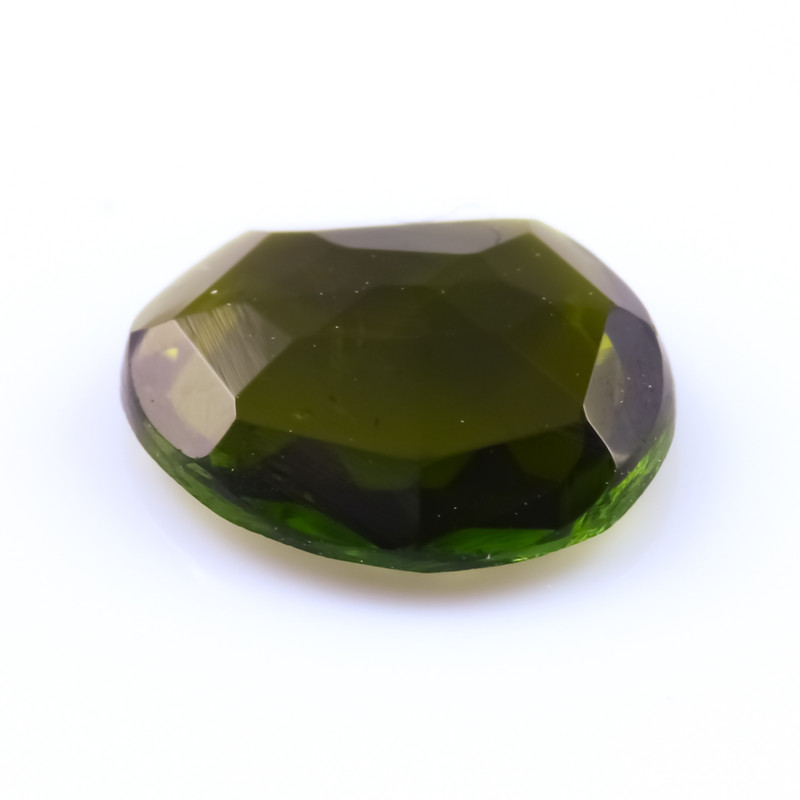SALE879 Tourmaline Rose Cut Freeform, 0.62 carats, 6.8x6.1x1.8mm, PFRTOU748