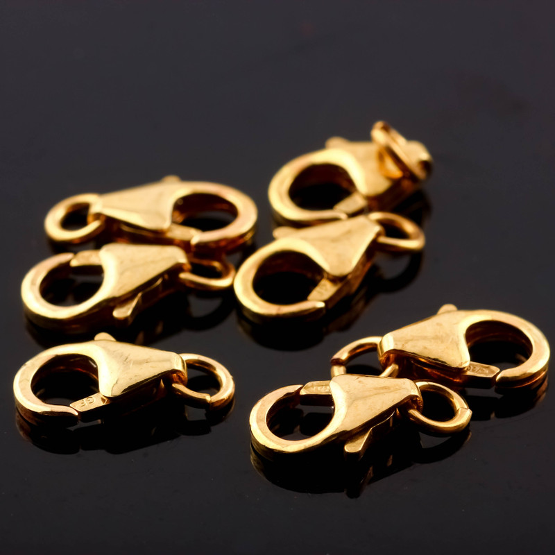 SALE943 14ct gold filled lobster clasp  11mm, per piece