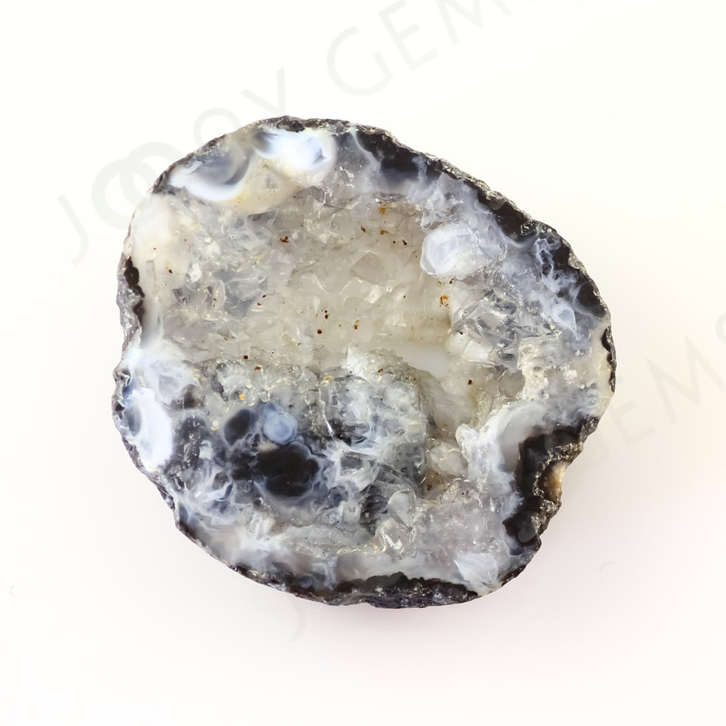 Joopy Gems Druzy Crystal Freesize Oval Bead/Slice, 41.89 carats, 30.5x27.4x7.7mm SLDRZC30