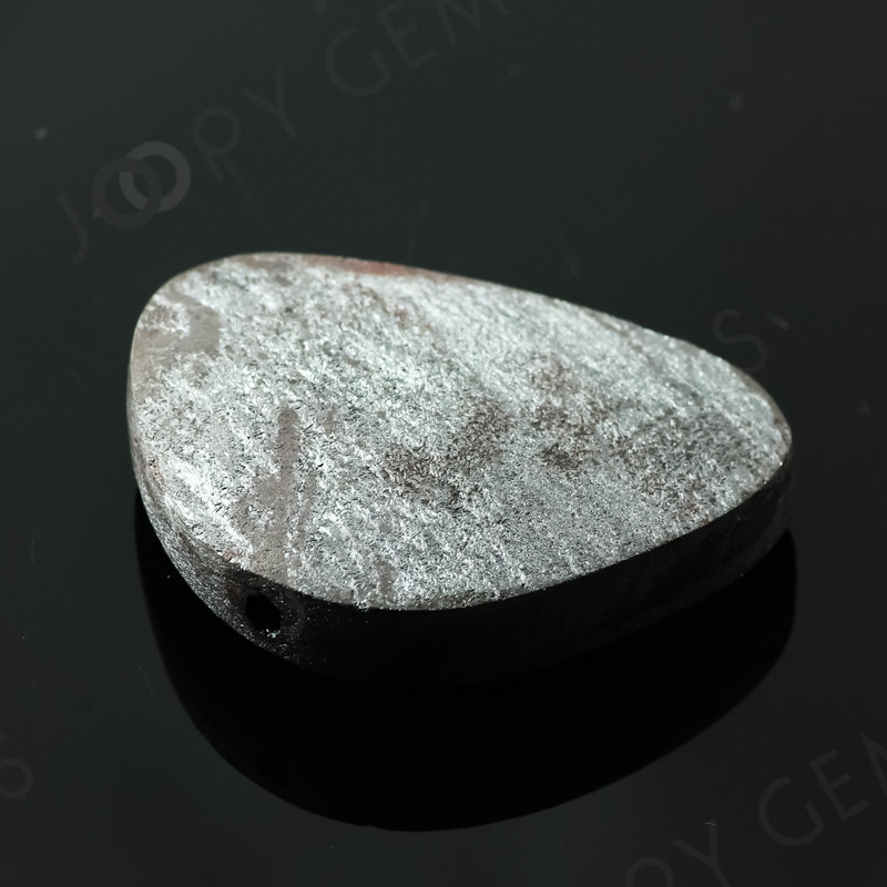 Joopy Gems Specularite Freesize Oval Bead/Slice, 167.035 carats, 40.2x30.3x9.5mm, SALE833