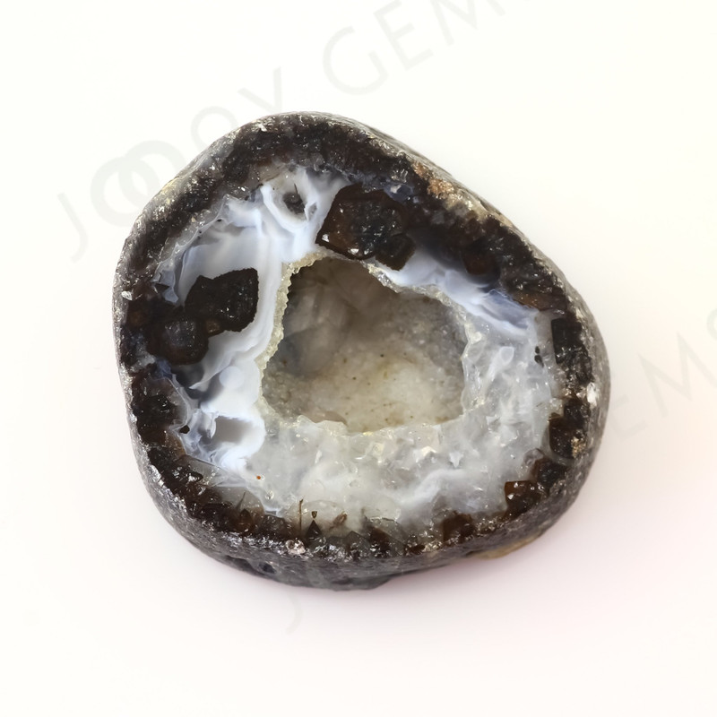 Joopy Gems Druzy Crystal Freesize Oval Bead/Slice, 56.155 carats, 31.1x27.4x8mm SLDRZC35