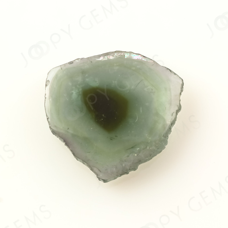 Joopy Gems Watermelon Tourmaline slice, 2.13 carats, 10.2x9.4x2.5mm, SLFRTOU38