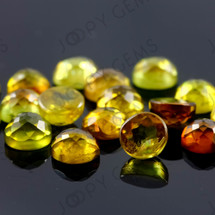 Joopy Gems Sphene Rose Cut Cabochon 4.5mm Round