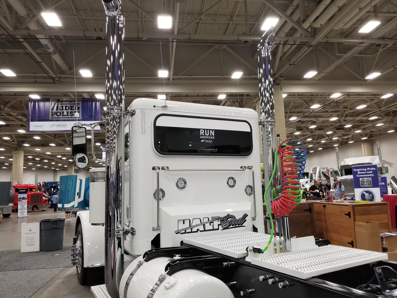 Curved Top Stack Lincoln Chrome