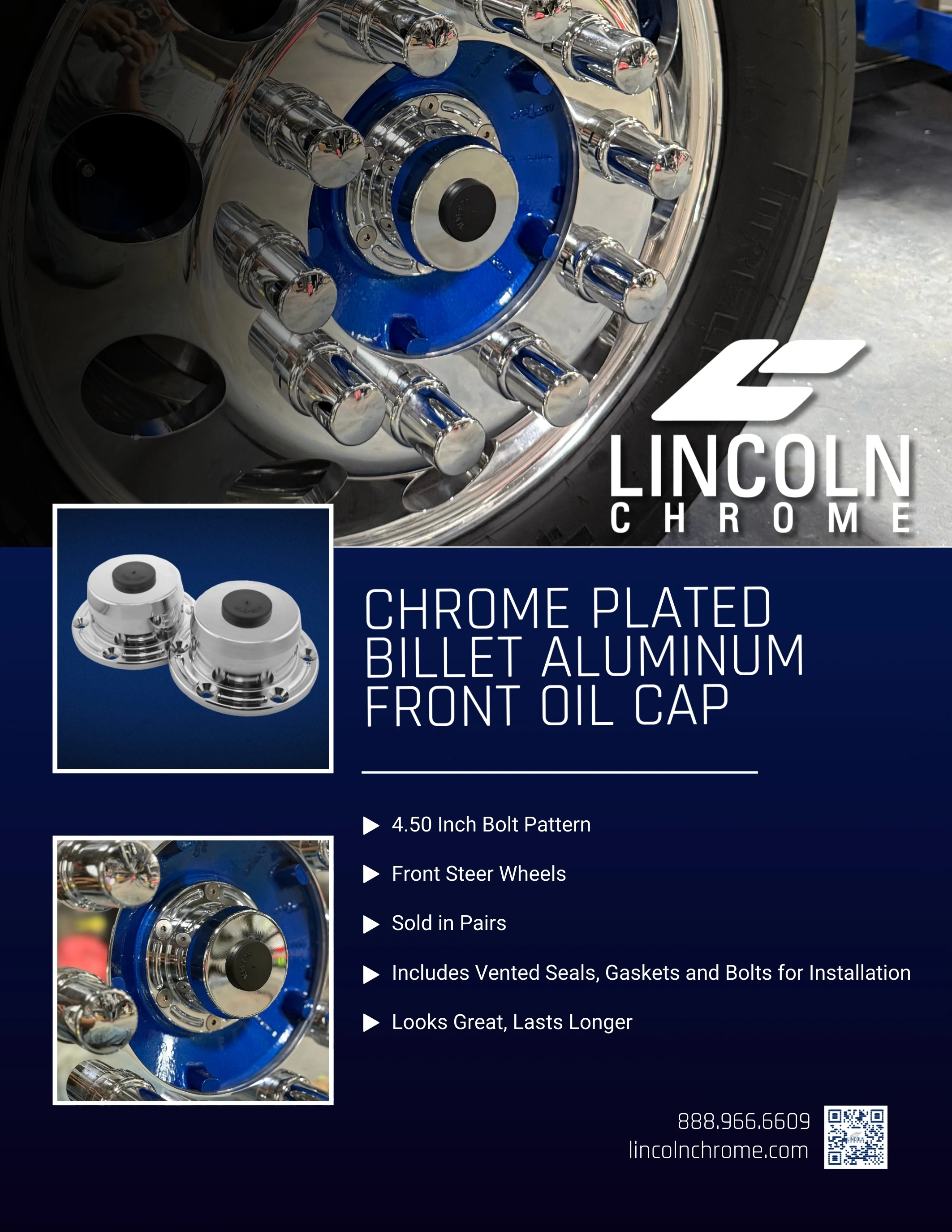 Bumper Log In Lincoln Chrome
