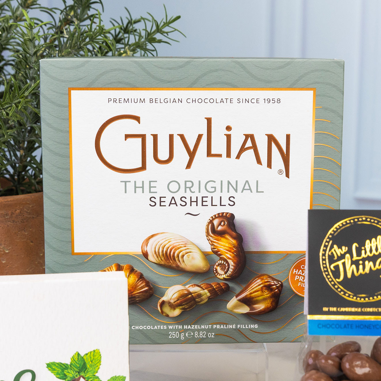 Box of Guylian The Original Seashells Belgian chocolates