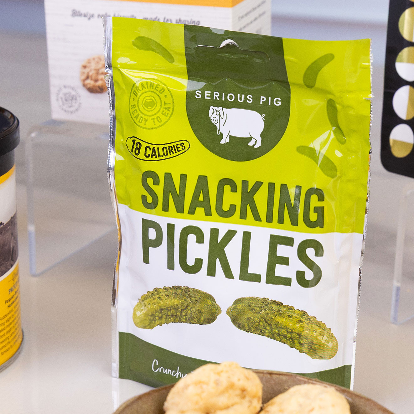 Serious Pig Snacking Pickles pouch